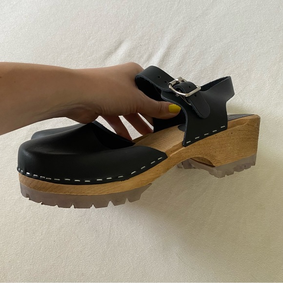 NWOT Free People x MIA Abba Black Platform Clogs Size 41 = Womens 10 - Picture 8 of 8